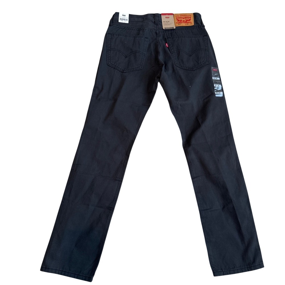 Levi Strauss Co 511 Slim Fit Mens Jeans Dark Wash Size 30x30 New With Tags - Picture 1 of 5